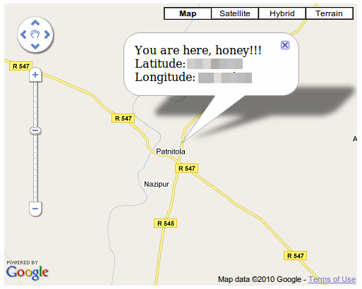 GP Aloashbei Location Locator API with google maps
